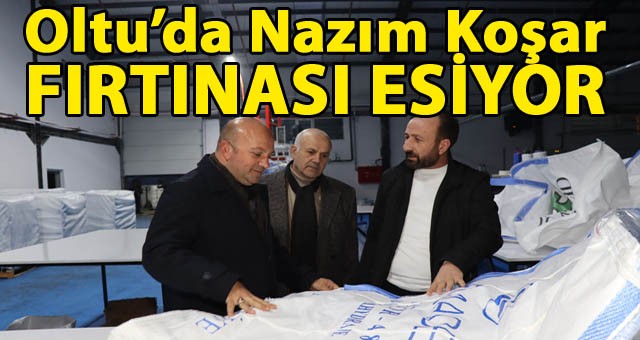 Nazım Koşar, Oltu Organize Sanayi Bölgesinde...