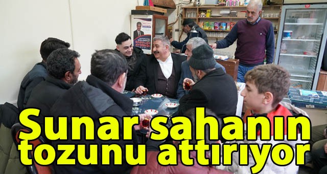 Başkan Sunar, Enerjisiyle Takdir Topluyor