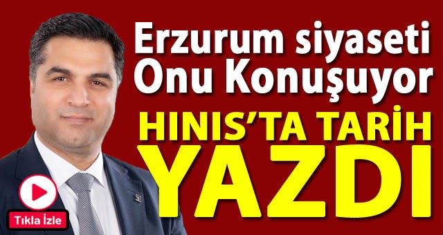 Serdal Şan, Hınıs'ta Tarih Yazdı