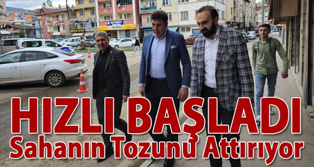 Anahtar Parti İl Başkanı Yücel Ahmet İşleyen, Sahanın Tozunu Attırıyor