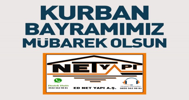 NET Yapı'nın Kurban Bayramı İlanı