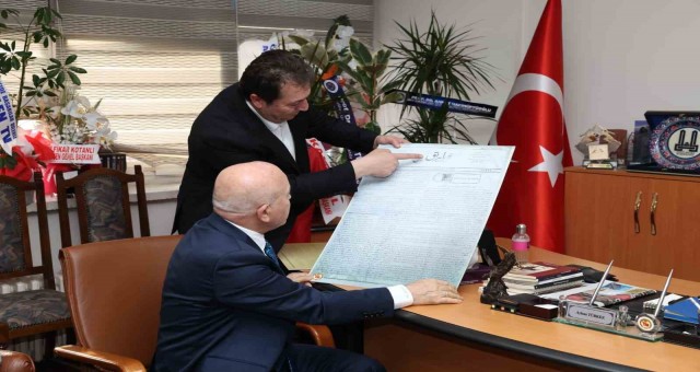 Başkan Sekmen’den DAGC Başkanı Ayhan Türkez'e Tebrik Ziyareti