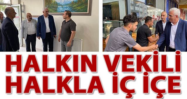 AK Parti Erzurum Milletvekili Öz'den Esnaf Ve Vatandaş Ziyareti