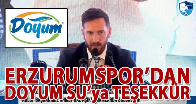 Başkan Dal'dan DOYUM SU'ya Teşekkür