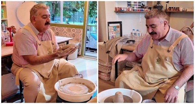Bu Başkan Ayakta Alkışlanır.. Başkan Sunar'dan Sanat Atölyesine Ziyaret -TIKLA İZLE-