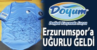 DOYUM SU, Erzurumspor'un Forma Sponsoru Oldu