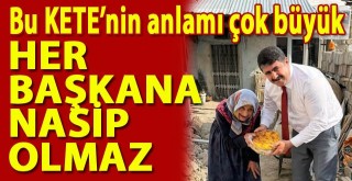 İşte En Samimi Hediye.. Gönüllerin Başkanı Nevzat Karasu..