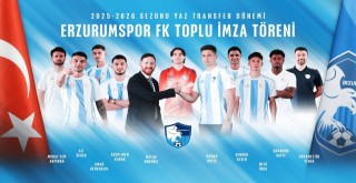 Erzurumspor’da Yeni Transferler Tanıtıldı